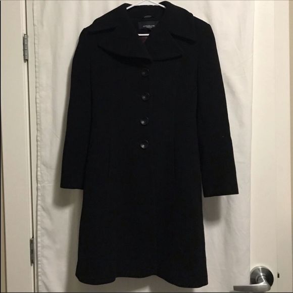 Jones New York Jackets & Blazers - Jones New York Collection long black wool coat